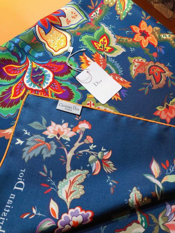 Dior silk scarf 90X90cm E07 (17)